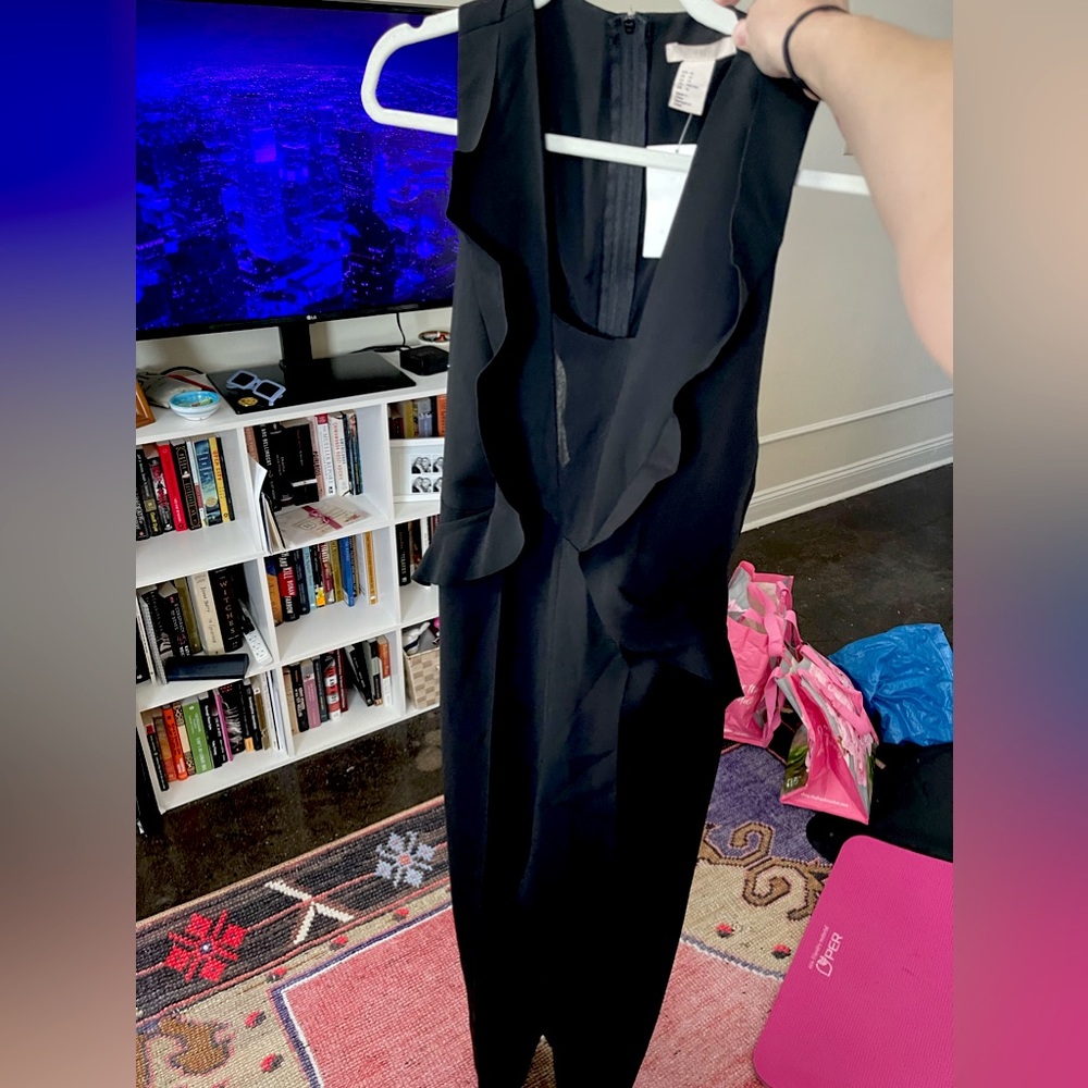 NEW WITH TAGS: Black Ruffled H&M Jumper